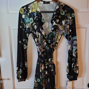 Hale Bob jersey knit dress floral print size XS brand new with tags